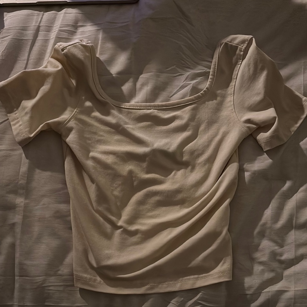 Cream Women's Top